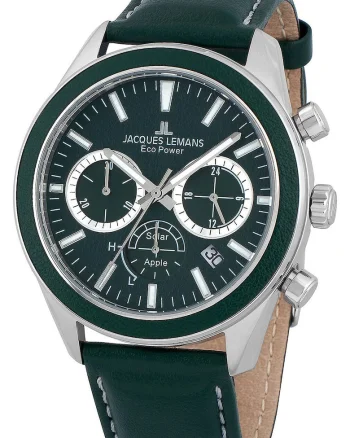 1-2115D Eco Power Apple Mens Watch Chronograph 44mm 10ATM