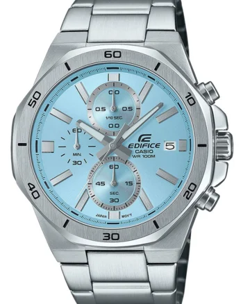Ceas barbatesc  EFV-640D-2AVUEF, argintiu, 40mm