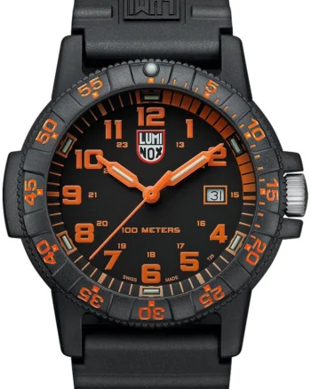 Ceas barbati  Leatherback Sea Turtle 44mm, 10 ATM, negru