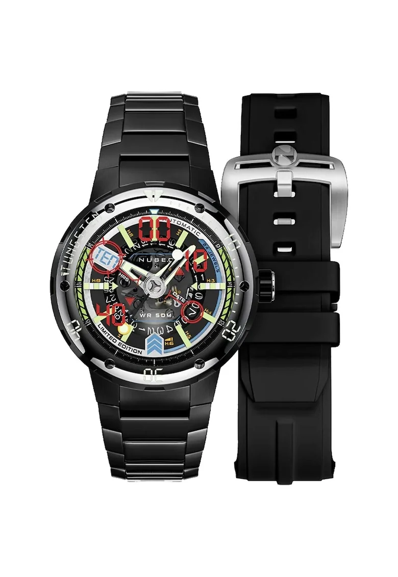 Ceas barbatesc  NB-6090-22, Automatic, 50mm, 5ATM