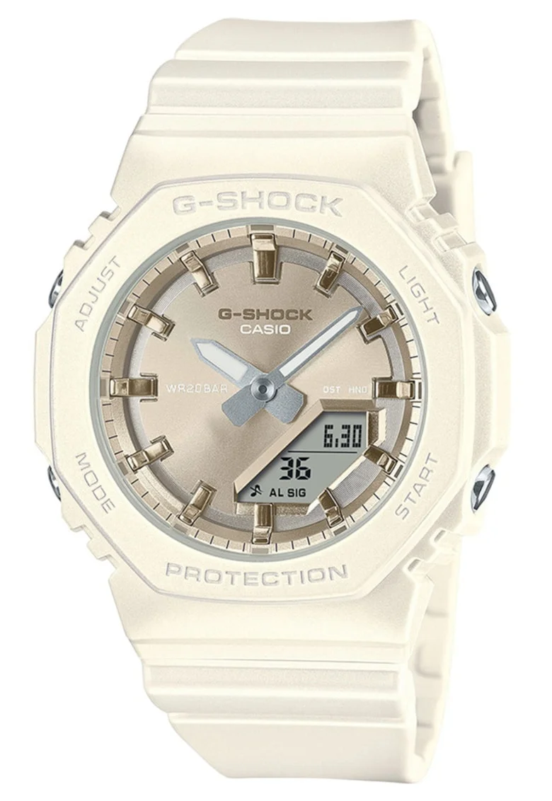 Ceas barbatesc  GMA-P2100ST-7AER, alb, 45mm