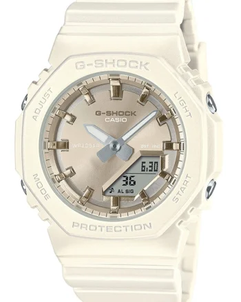 Ceas barbatesc  GMA-P2100ST-7AER, alb, 45mm