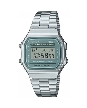Ceas dama  A168WA-3AYES Quartz Argintiu