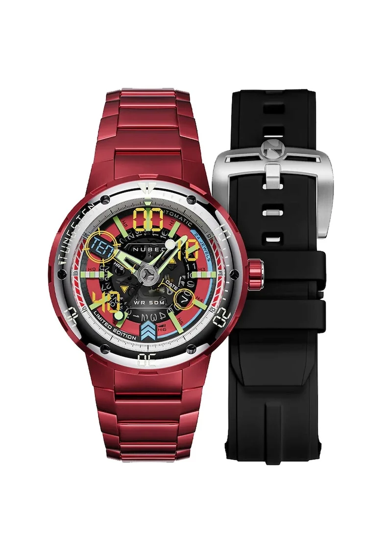 Ceas barbatesc  NB-6090-55, Automatic, 50mm, 5ATM