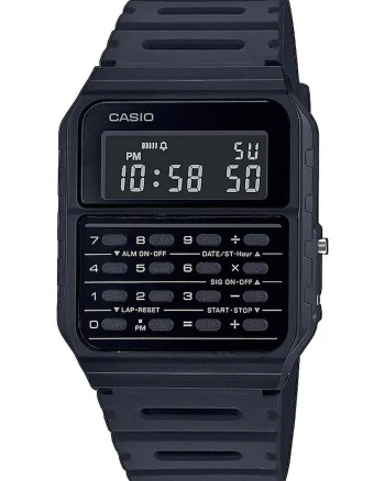 Ceas digital cu calculator, Negru