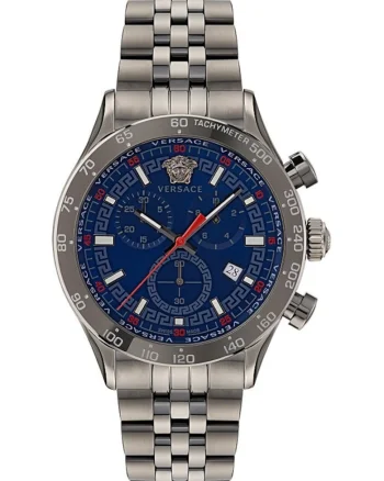Ceasuri barbatesti,  Hellenyium Chrono, argintiu, 42mm