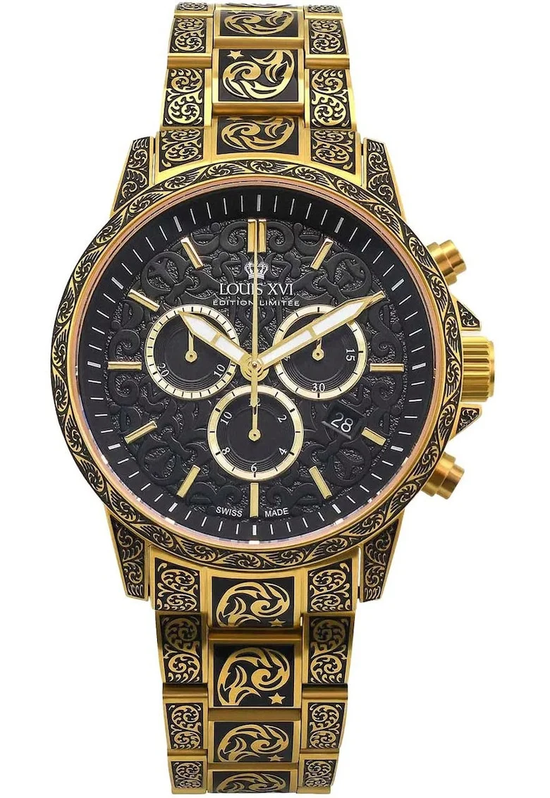 LXVI1700 Mens Watch Palais Royale inked Chronograph 43mm 10ATM