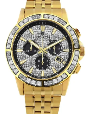Ceas barbatesc  XLXVI1130 Majesté Iced Out Baguette Chronograph 43mm 5ATM
