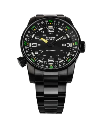 Ceas barbatesc  109522, Automatic, 46mm, 10ATM, Negru