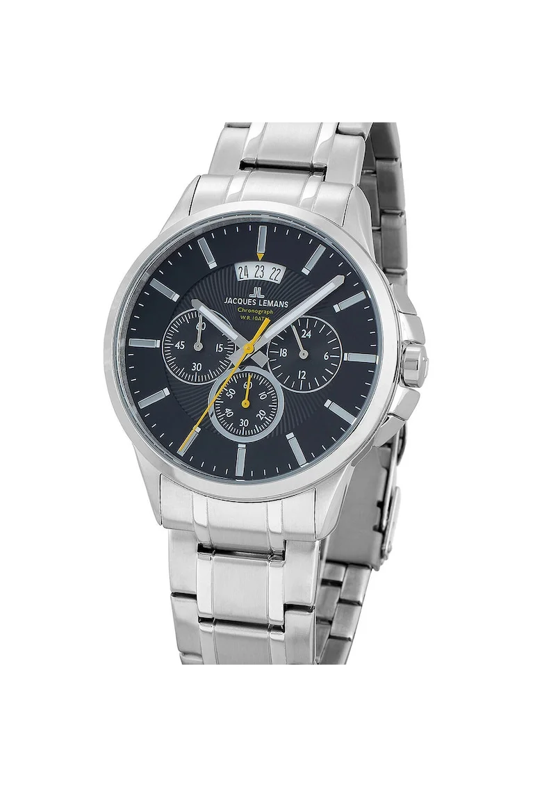 Ceas barbatesc  1-1542D Sydney, 42mm, 10ATM, Argintiu