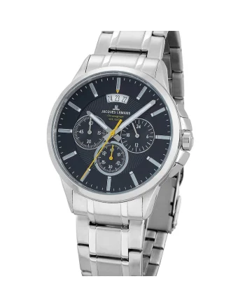 Ceas barbatesc  1-1542D Sydney, 42mm, 10ATM, Argintiu