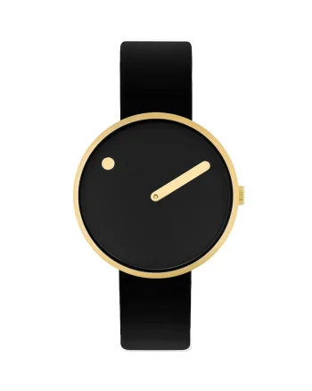 34087-4114G Unisex Black 34mm 5ATM