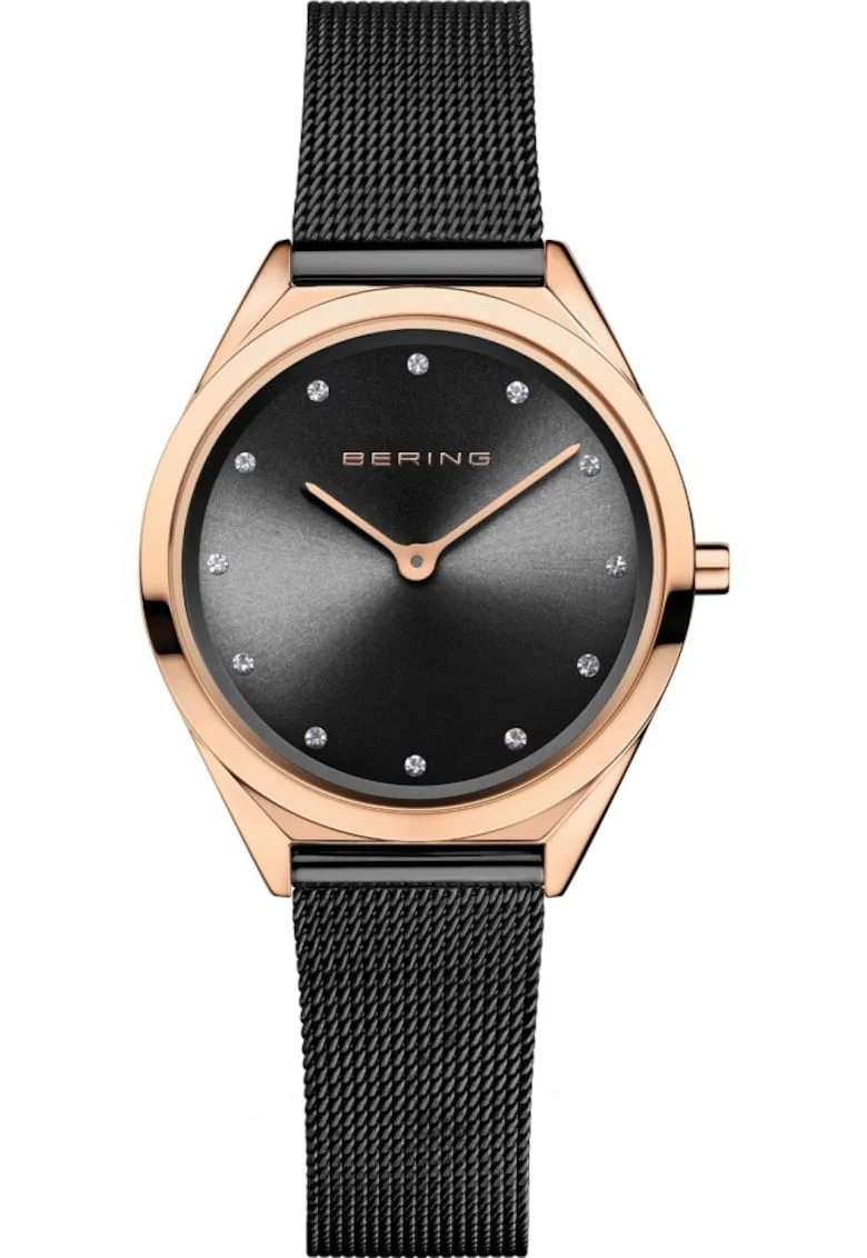 Ceas de dama  17031-162 negru, stil fashion clasic