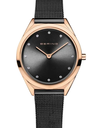 Ceas de dama  17031-162 negru, stil fashion clasic