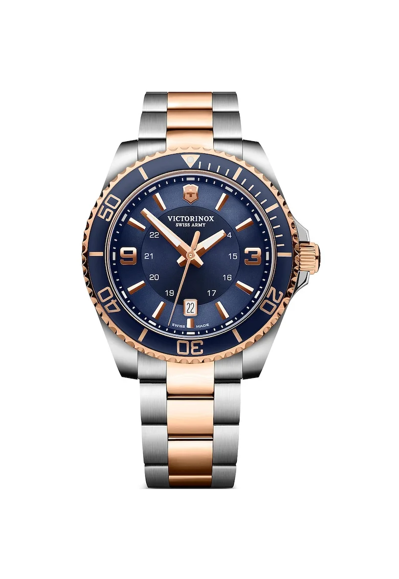 Ceas barbatesc  Quartz, 43mm, 10ATMzqsad, Argintiu