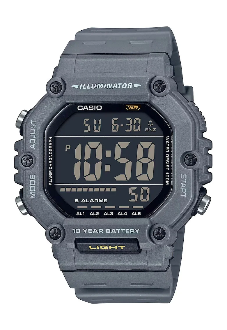 Ceas digital cronograf Timeless, Gri
