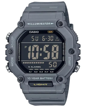 Ceas digital cronograf Timeless, Gri