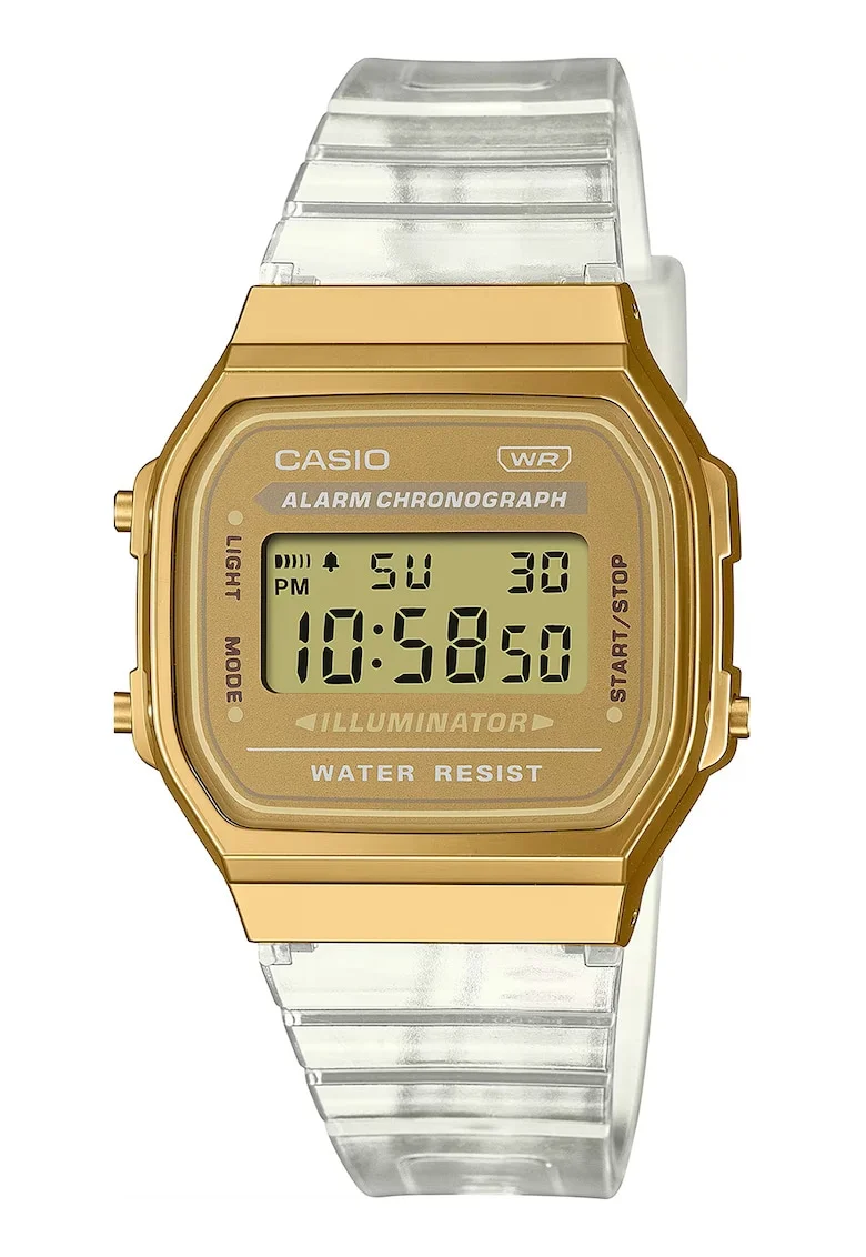 Ceas unisex digital cronograf, Alb