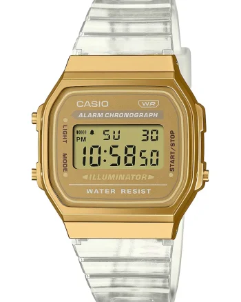 Ceas unisex digital cronograf, Alb