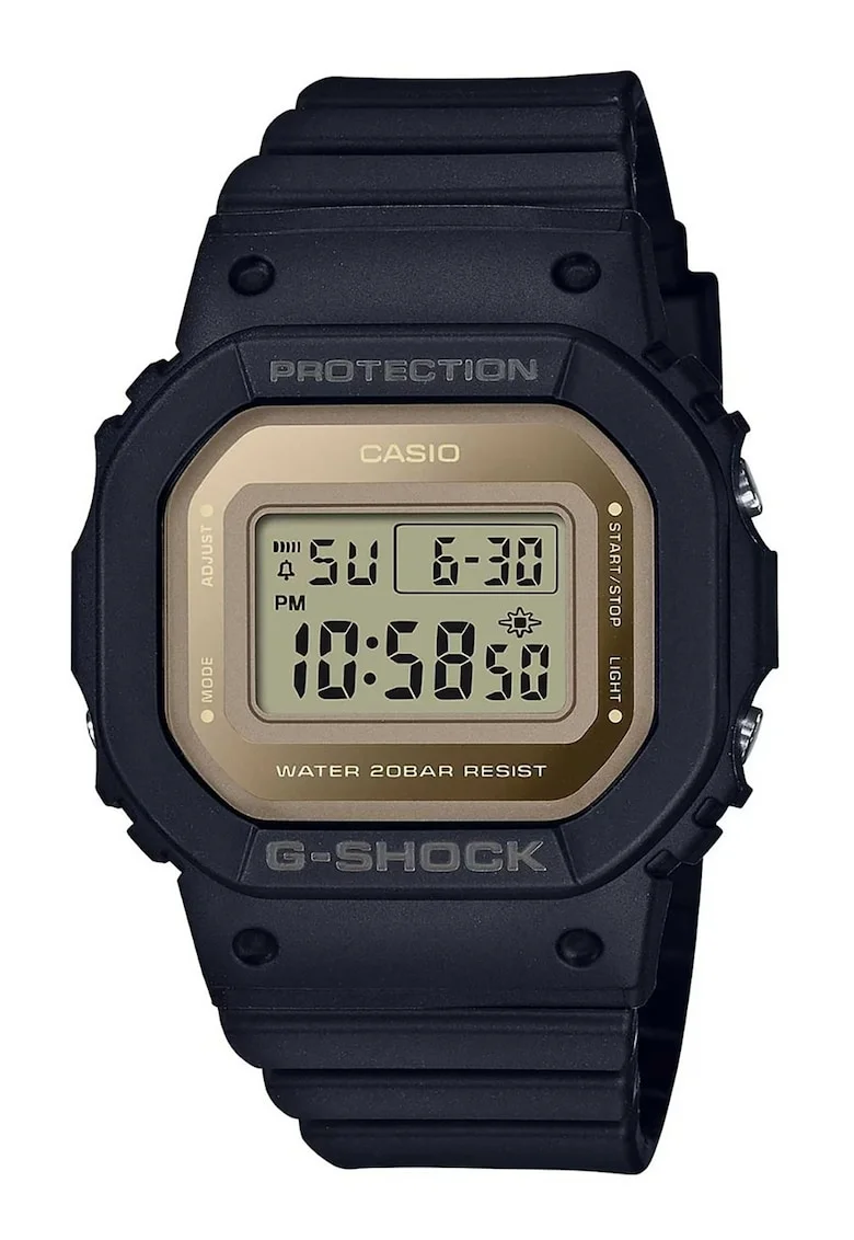 Ceas cu o curea din rasina G-Shock, Negru