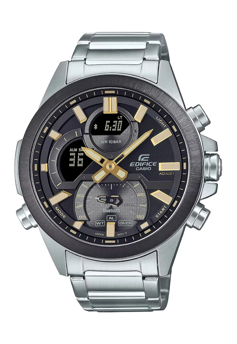 Ceas quartz din otel inoxidabil Edifice, Argintiu