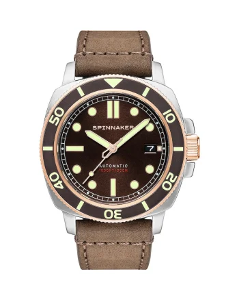Ceas barbatesc  Automatic, 42mm, 30ATM, Maro