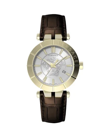 Ceas barbatesc  Quartz, 43mm, 5ATM, Maro