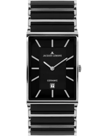 Ceas dreptunghiular analog, Negru