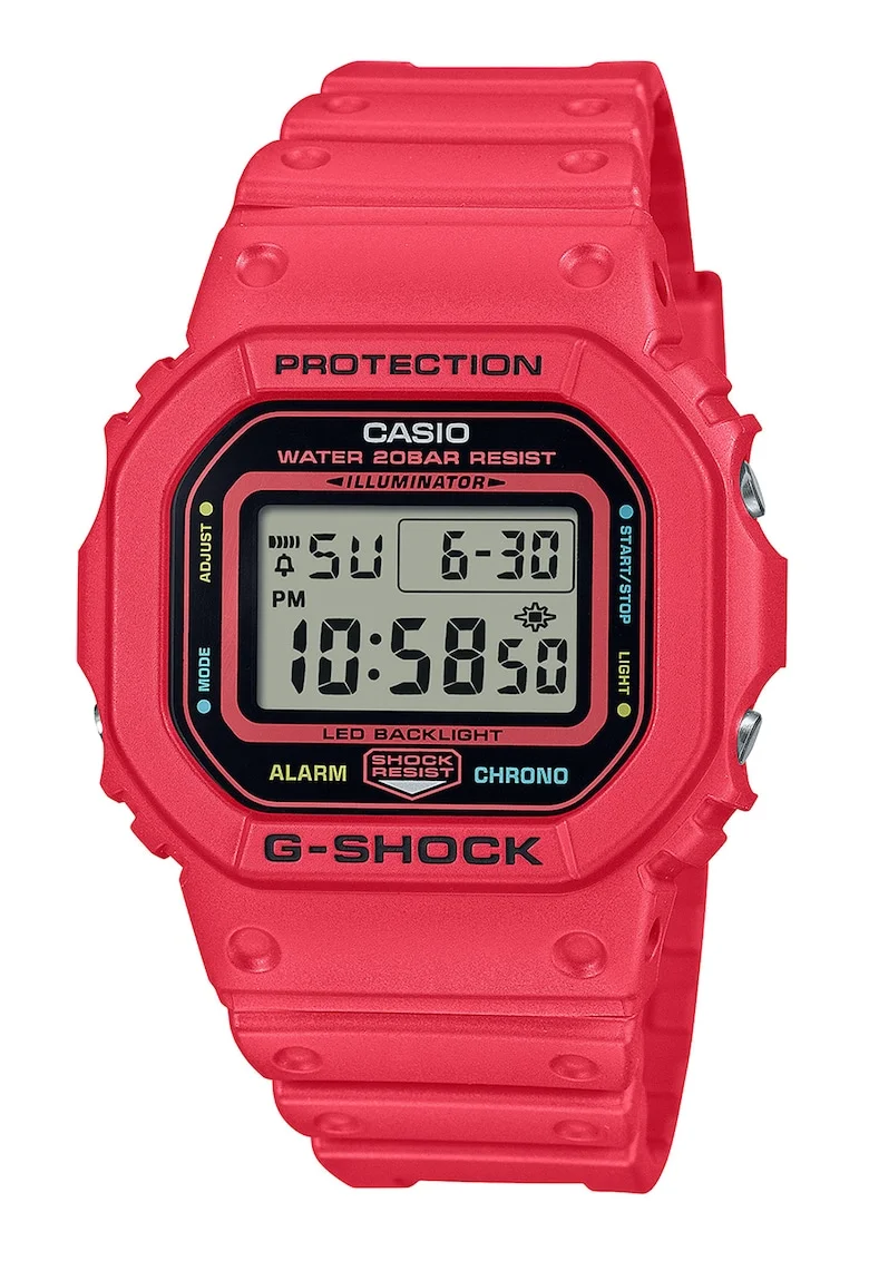Ceas digital G-Shock, Rosu vermillion