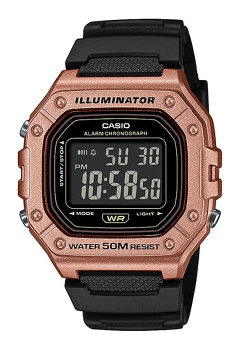 Ceas digital, Negru
