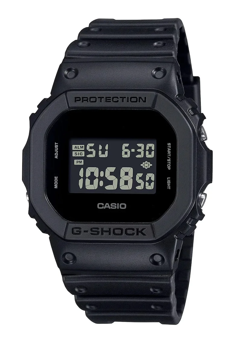 Ceas digital dreptunghiular G-Shock, Negru