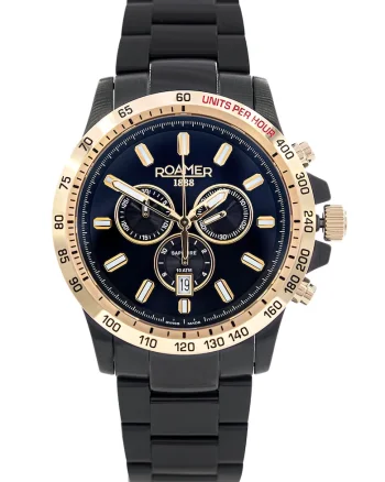 Ceas quartz Swiss Made, Negru