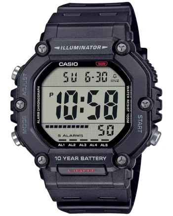 Ceas digital cronograf Timeless, Negru