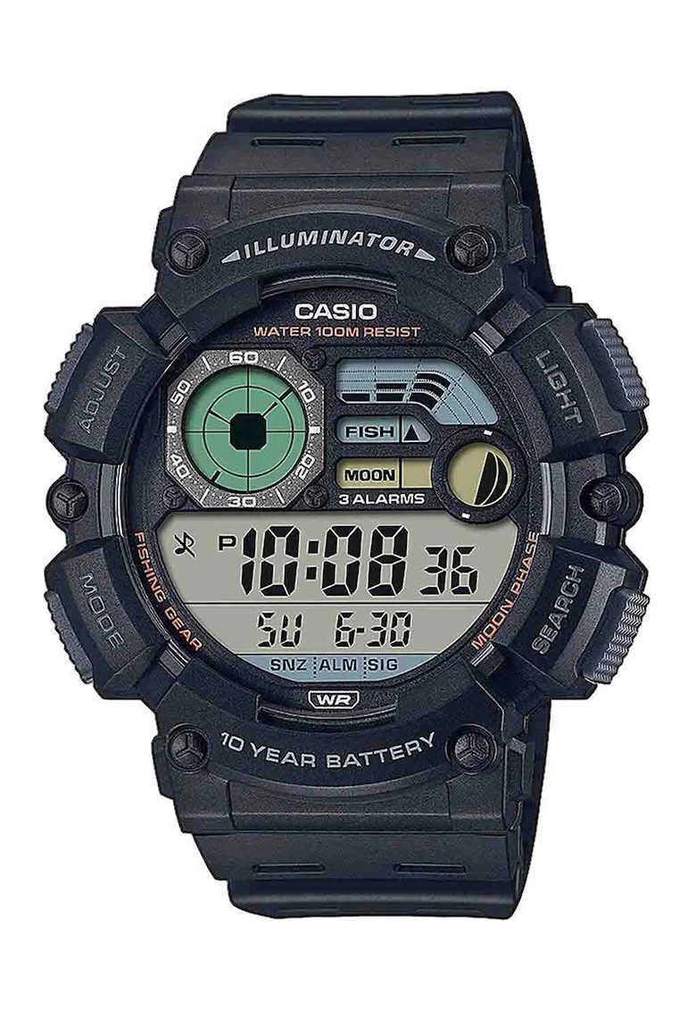 Ceas quartz digital, Negru