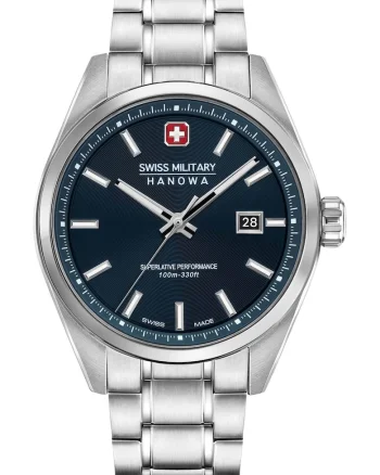 Ceas barbati  Pioneer, mecanism quartz Ronda 515, 10 ATM, Albastru