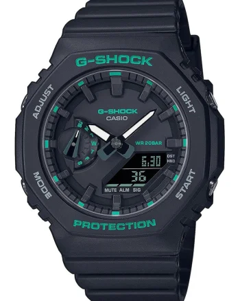 Ceas cu o curea de rasina G-Shock, Negru