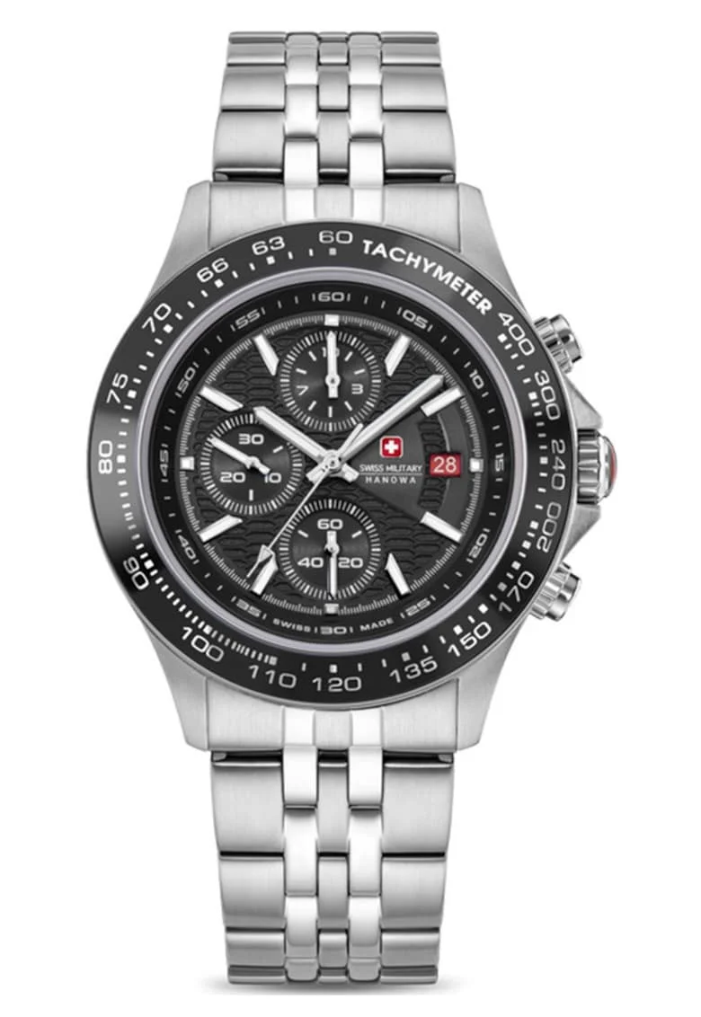 Ceas barbati  Watchman, culoare negru, dimensiune 40x40mm