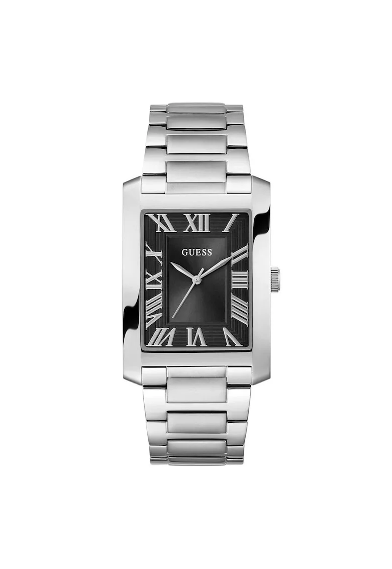 Ceas barbatesc  GW0896G1, Quartz, 34mm, negru, curea din otel argintie
