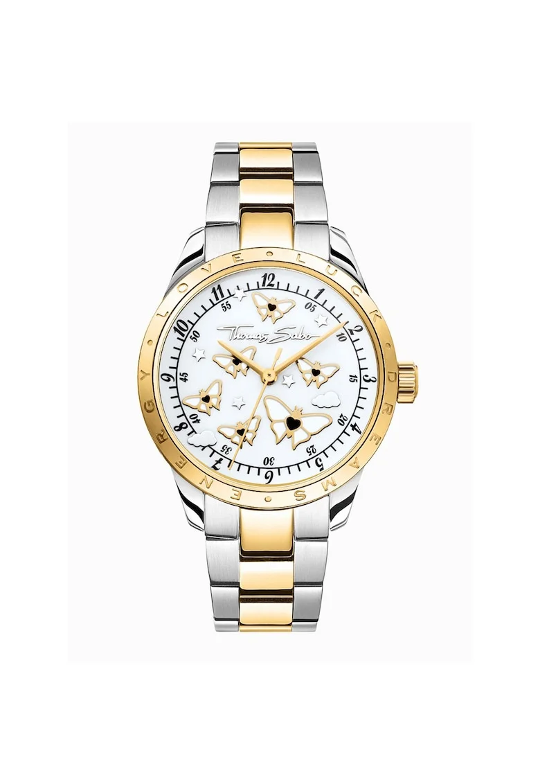 WA0433-291-202-34 Ladies Watch butterflies Bicolor 34mm 10ATM