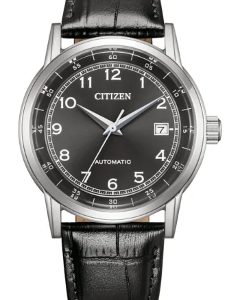 Ceas barbatesc  NJ0210-05E, clasic, negru, pentru cadou