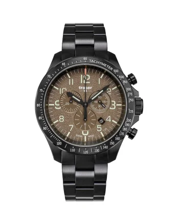 H3 109460 P67 Officer chrono khaki steel 46mm 10ATM
