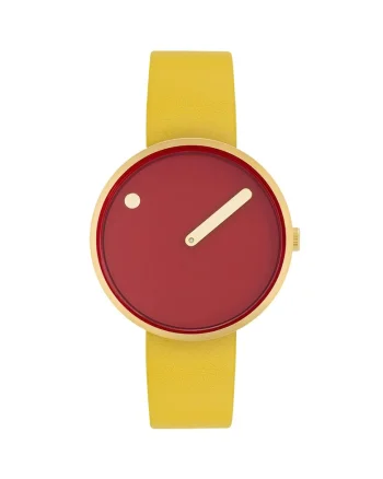 34097-6114G Unisex Cinnamon Red 34mm 5ATM