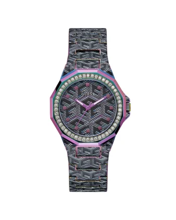 Ceas de mana pentru femei  MISFIT GW0597L2, Quartz, cadran negru, carcasa 38mm, bratara inox, rezistenta apa 3 ATM