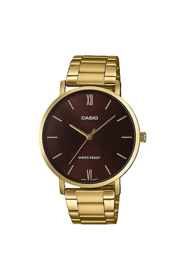 Ceas barbatesc  Minimal Gold, 40mm, otel inoxidabil, auriu