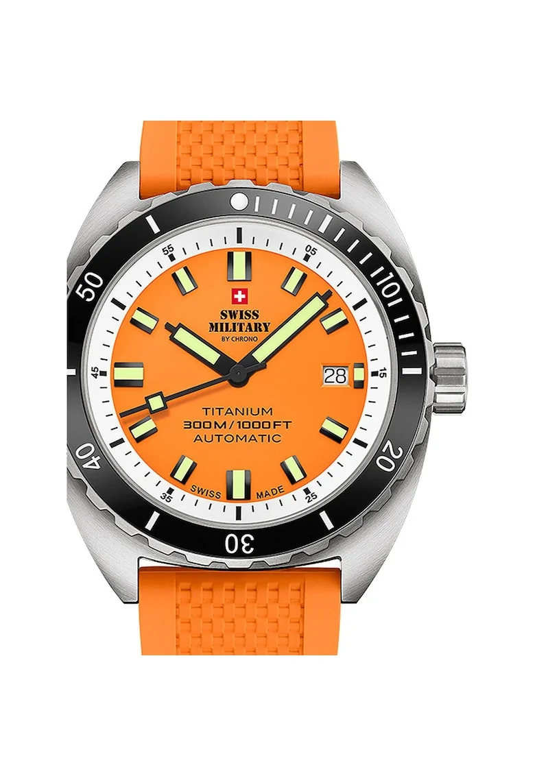 Ceas barbatesc Swiss Military SMA34100.10, Automatic, 42mm, 30ATM