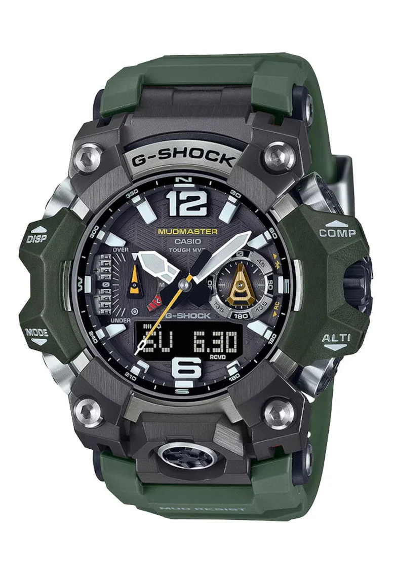 Ceas barbati  Mudmaster GWG-B1000-3AER verde/negru, Bluetooth, solar, 200m apa