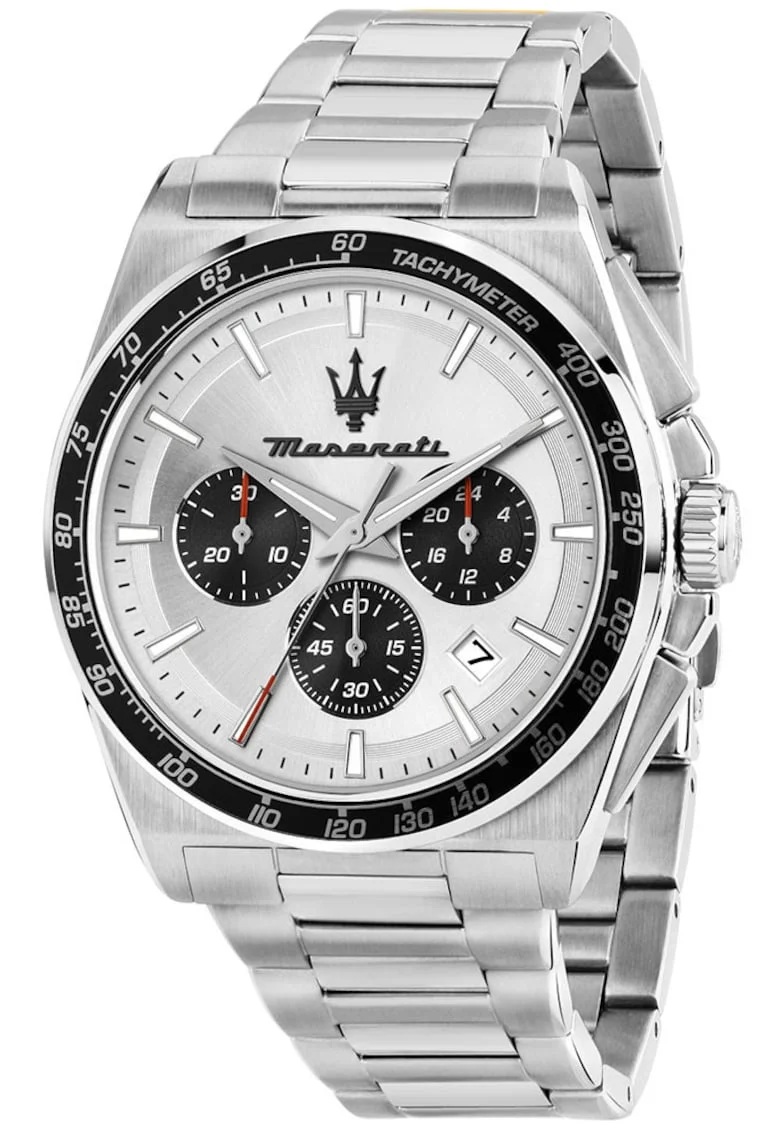 Ceas barbati  Velocita cronograf argintiu 42mm