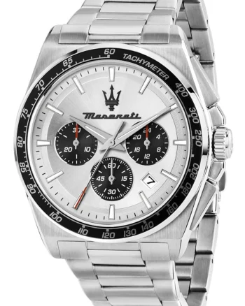 Ceas barbati  Velocita cronograf argintiu 42mm
