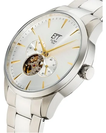 Ceas barbaesc  EGS-40401-41M, automat, argintiu, 40mm