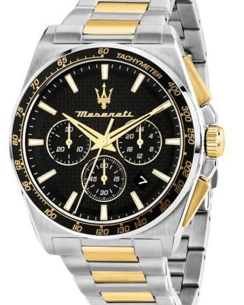 Ceas barbati  Velocita cronograf otel inoxidabil negru 42mm